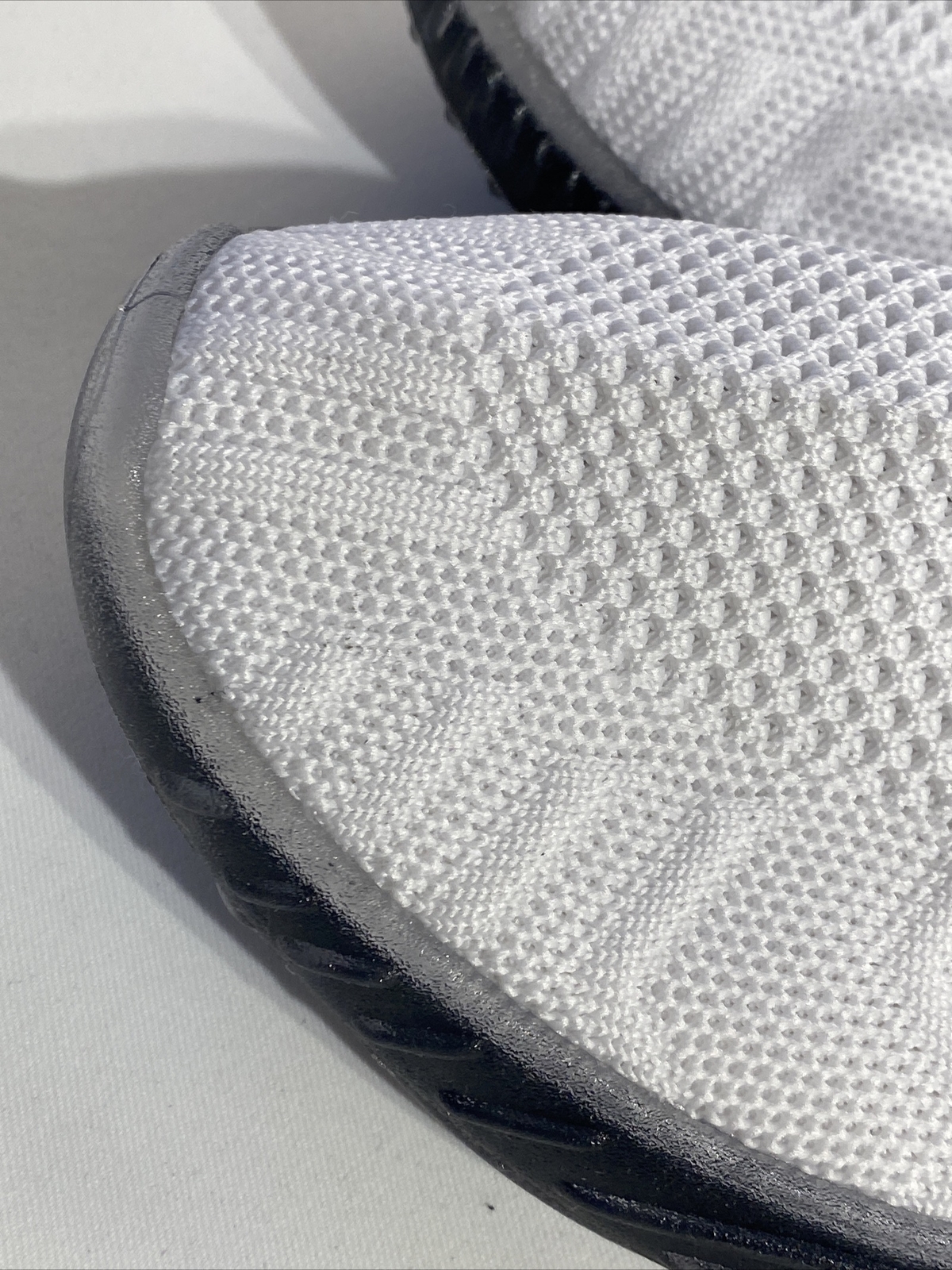 Scarpe da ginnastica Pony Rhythm da donna taglia 8 bianco nero ombreggiato suola in gomma tessile