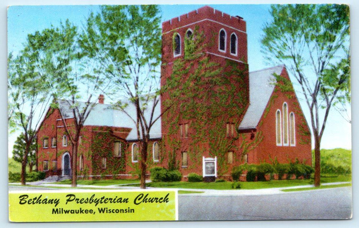 MILWAUKEE, Wisconsin WI ~ BETHANY PRESBYTERIAN CHURCH 1964 Postcard | eBay