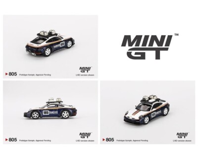 Porsche 911 Dakar  - 2025 Mini GT - White/Blue