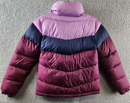 Columbia Puffer Colorblocked Full Zip Jacket Women's XS Marionberry Long Sleeve - Picture 13 of 15