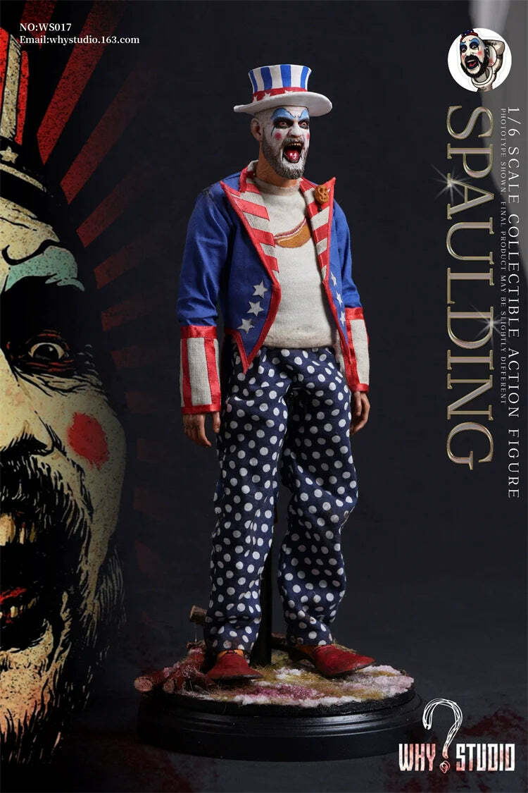 WHY STUDIO 1/6 キャプテン・スポールディング 新品 WS017 In-stock 1/6 WHY STUDIO WS017 Captain Spaulding Action