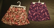 GIRLS 5 GYMBOREE CORDUROY PRIMROSE FLORAL SKORT SHORTS FOLK SONG PAISLEY SKIRT