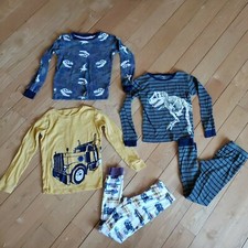 LOT Boys Carters Dinosaur  Truck Pajamas 10