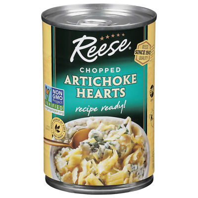Reese Artichoke Hearts Chopped 14 oz (Pack of 12)