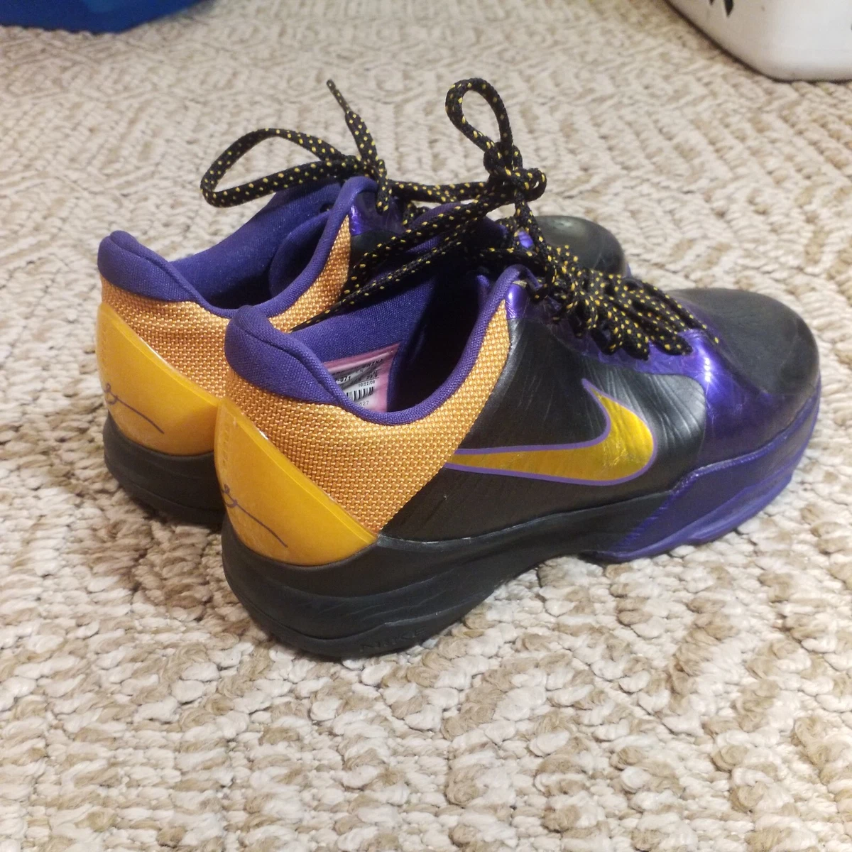 Kobe bryant shoes purple and gold new arrivals