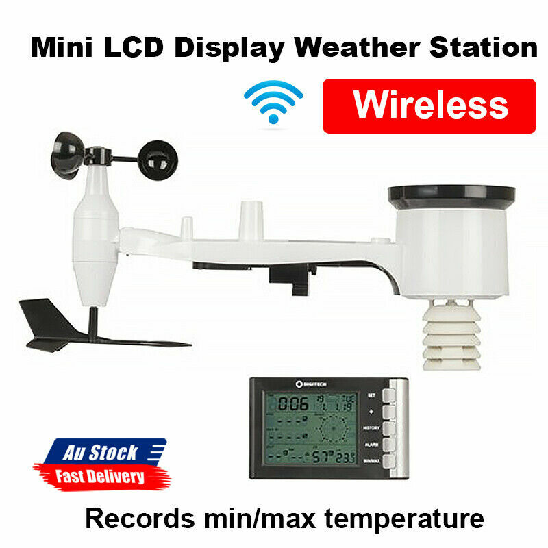 Mini LCD Display Weather Station batteries for Base station eBay