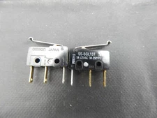 OMRON SS-5GL13T LEVER SWITCH SPDT 5A 250V - LOT OF 2 SWITCHES -USA FAST SHIPPING