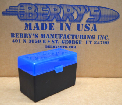 Berrys 410 Ammo Box 270 Win;30-06 Springfield 50Rd Blue/Black BUY 3 GET 1 FREE