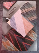 postcard art artist gallery invitation 1986 Doris Louie woven textile art