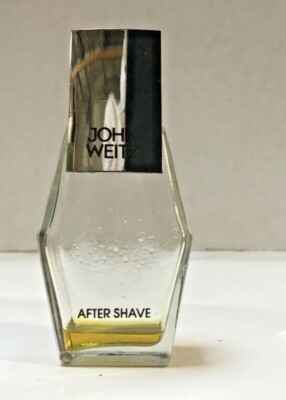 Mens Fragrance Vintage John Weitz After Shave 2 oz Splash 5% Almost Empty 