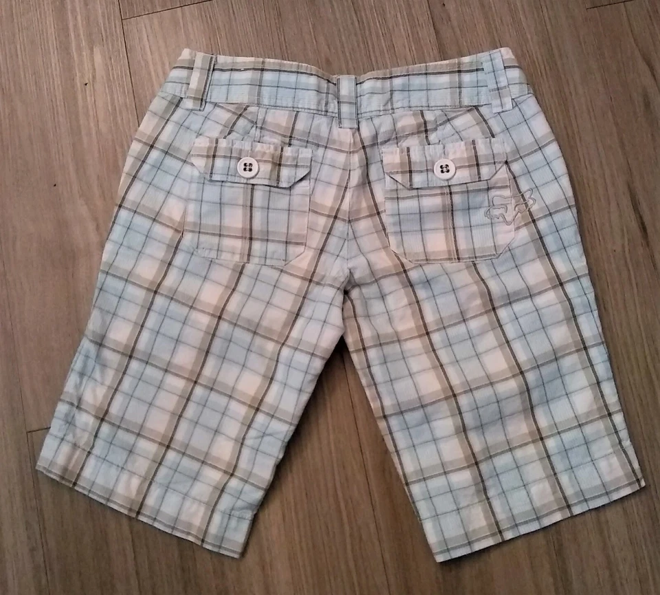 Pantalones cortos Fox Riders a cuadros talla 0 W29 Foto 2 de 2