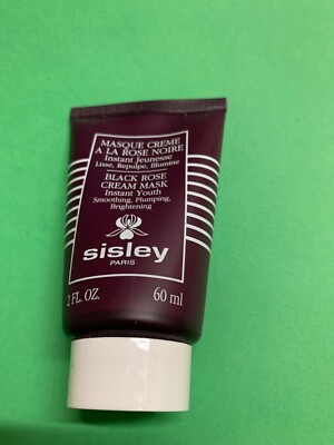 NIB authentic Sisley Black Rose 2 fl oz 60 mL Women Cream Mask Instant Youth New