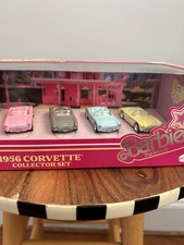Hot Wheels Barbie The Movie 1956 Corvette Collector Set 4-Pack New In Box