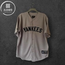 Majestic - MLB New York Yankees Cooperstown Collection Throwback Jersey - Large