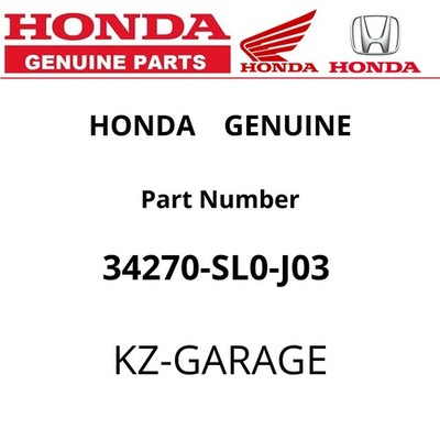 HONDA Genuine Center TaiI 34270-SL0-J03 NEW