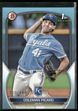 2023 Bowman Draft #BD-161 Coleman Picard Sky Blue #/499