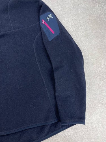 Vintage Arc'teryx Navy Fleece Jacket Women's Size XL - Picture 2 of 13