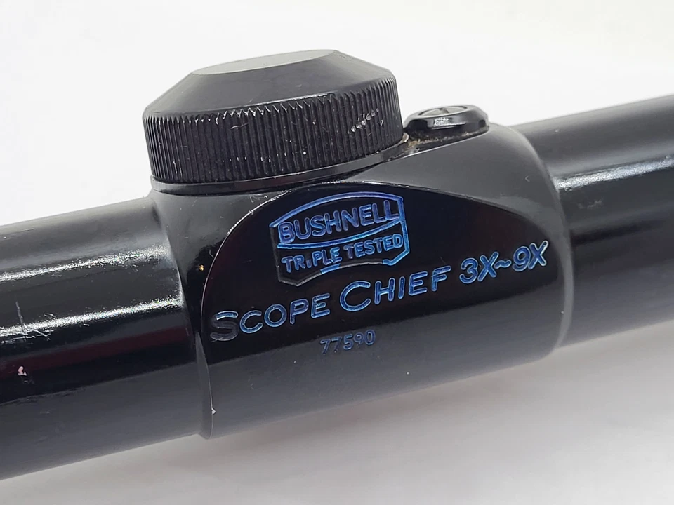 Mira telescópica Bushnell de colección puesto de mando jefe 3-9x42 retícula fina para poste Foto 4 de 4