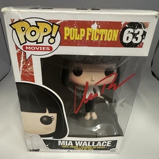 Funko Pop #63 firmado por Uma Thurman Pulp Fiction “Mia Wallace” Certificado