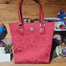 Diane von Furstenberg Red Abstract Pattern Tote Bag for Women