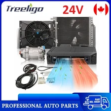 DC24V Electric Cool&Heat Underdash Air Conditioner Auto Universal Car A/C Kit