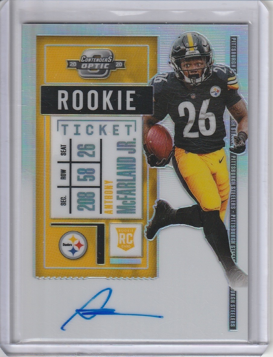Anthony McFarland Jr. Panini Contenders Optic #137 Autograph-Silver