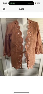 Bob Mackie Wearable Art ベロア調デザインシャツ Bob Mackie Wearable
