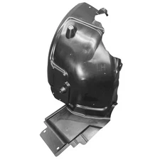 New Front Driver Side Rearward Fender Liner Direct Replacement