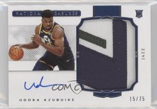 2020 National Treasures Rookie Horizontal 15/75 Udoka Azubuike Patch Auto 07rd