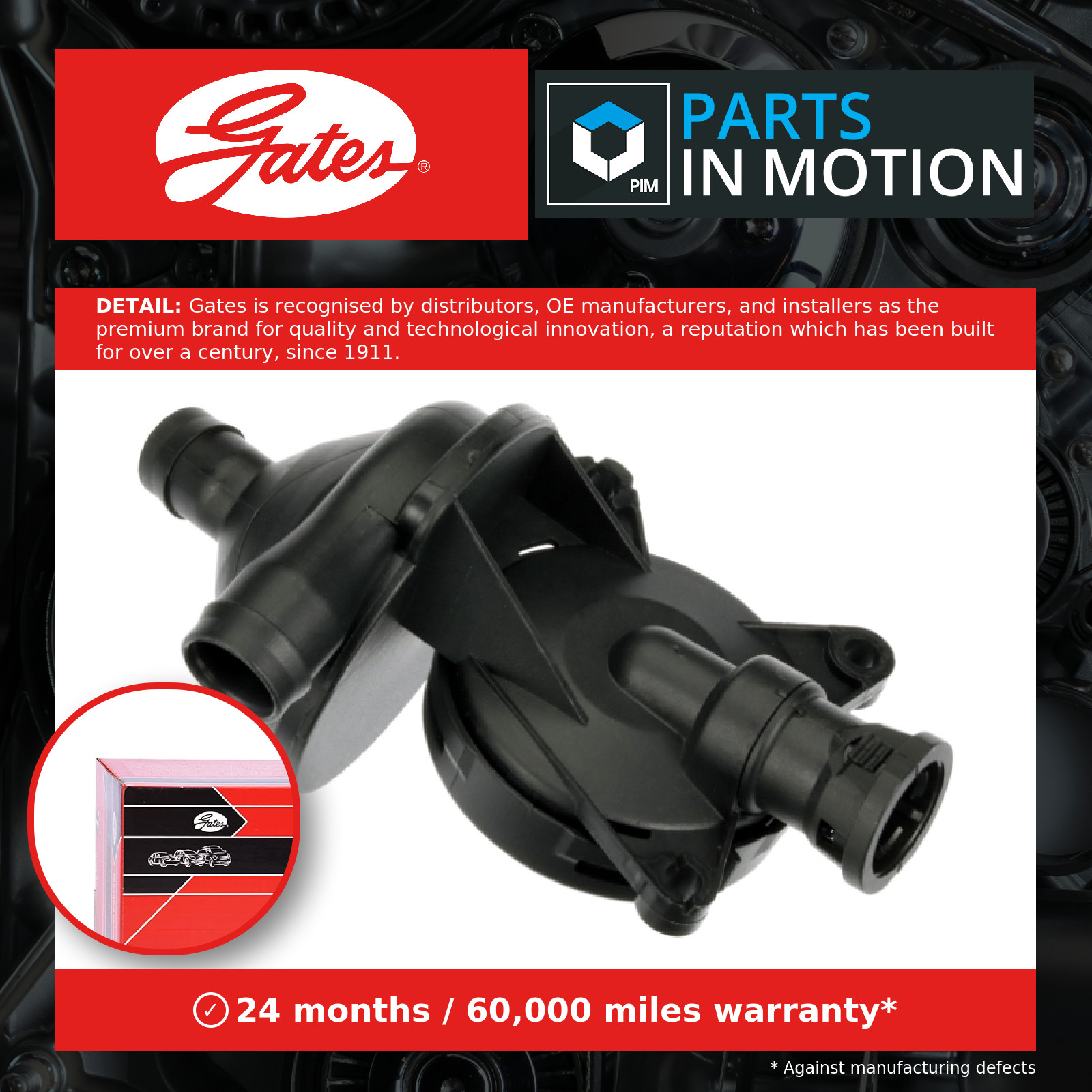 GATES EMH940 Oil Trap, crankcase breather for BMW - Image 8