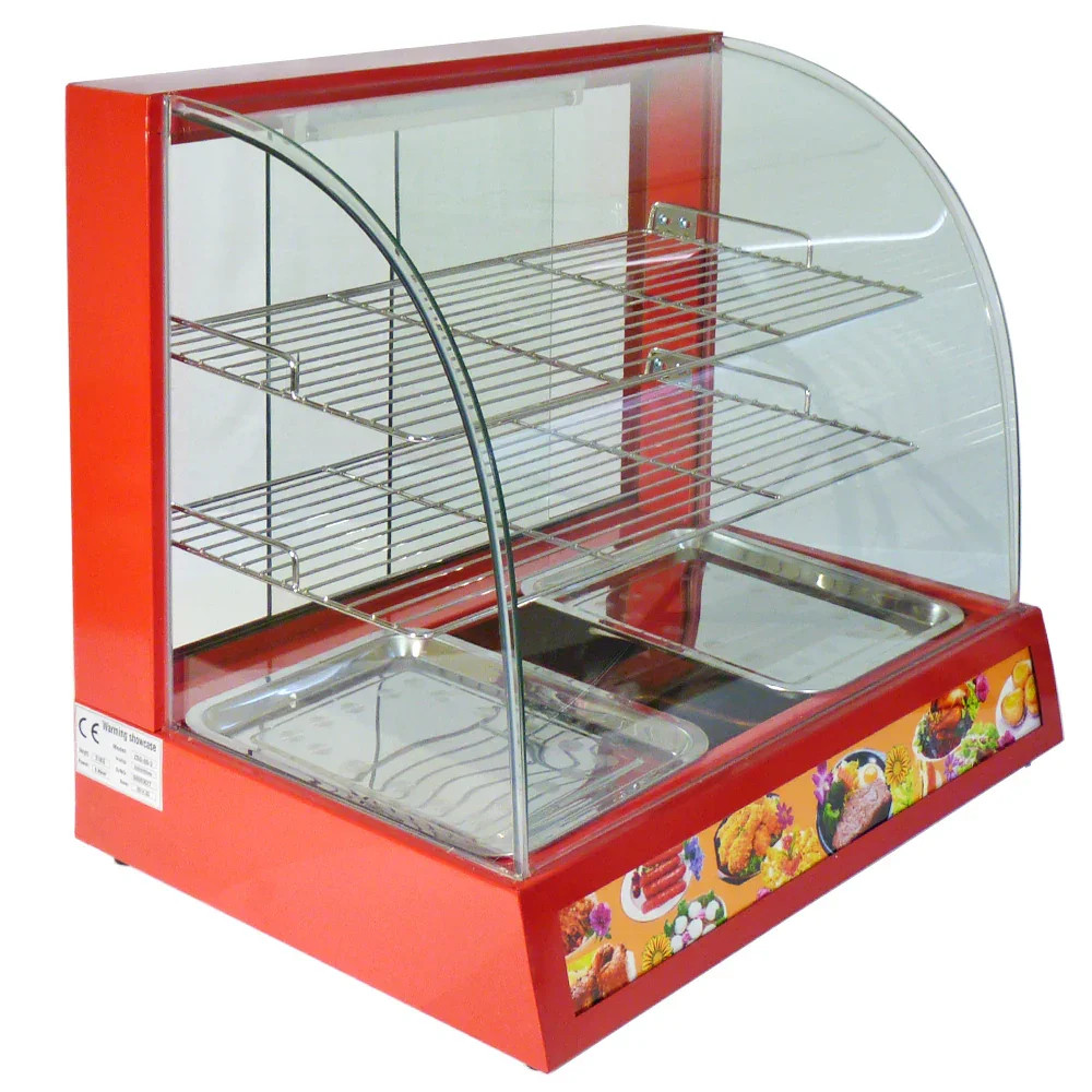 Electric Commercial Large Hot Food Pie Warmer Heated Warm