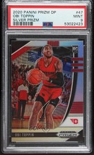 2020-21 Panini Prizm Draft Picks Silver Prizm Obi Toppin #47 PSA 9 MINT 04tz