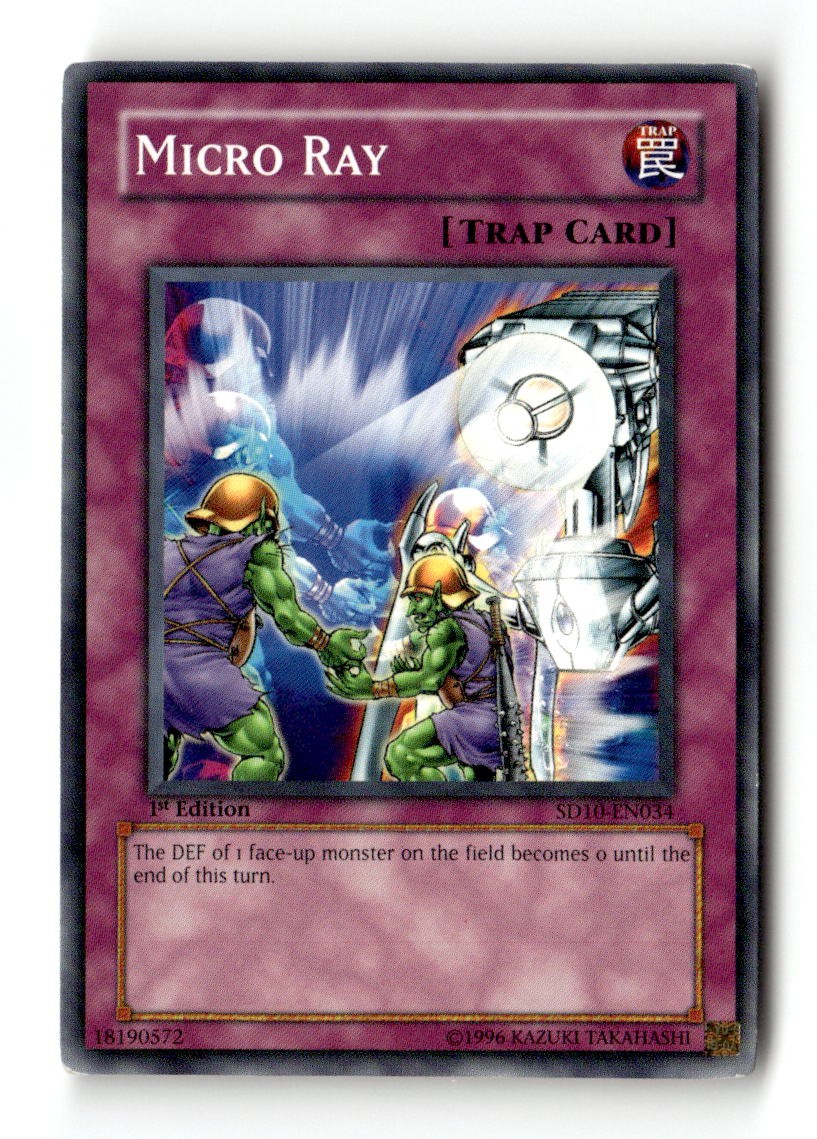 YuGiOh! TCG Micro Ray: Lightly Played CSP 1st Edition - SD10-EN034