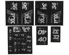 Fox Suspension Heritage Decal Kit For Forks Shocks Silver 803-01-340