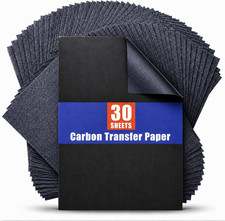 Carbon Paper for Tracing Graphite Transfer-Paper - 30 Pcs Black Graphite Paper