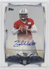 2014 Topps Auto Zach Mettenberger (Both Hands on Football) #359 Auto 0c6
