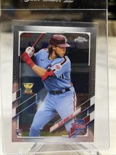 2021 Topps Chrome - Alec Bohm #119 Blue Jersey, Batting (RC)