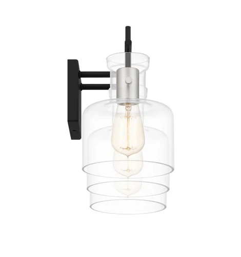 Quoizel Pensbury 3 Light 24"W Bathroom Vanity Light, PEN8622MBK - Matte Black - Picture 4 of 6