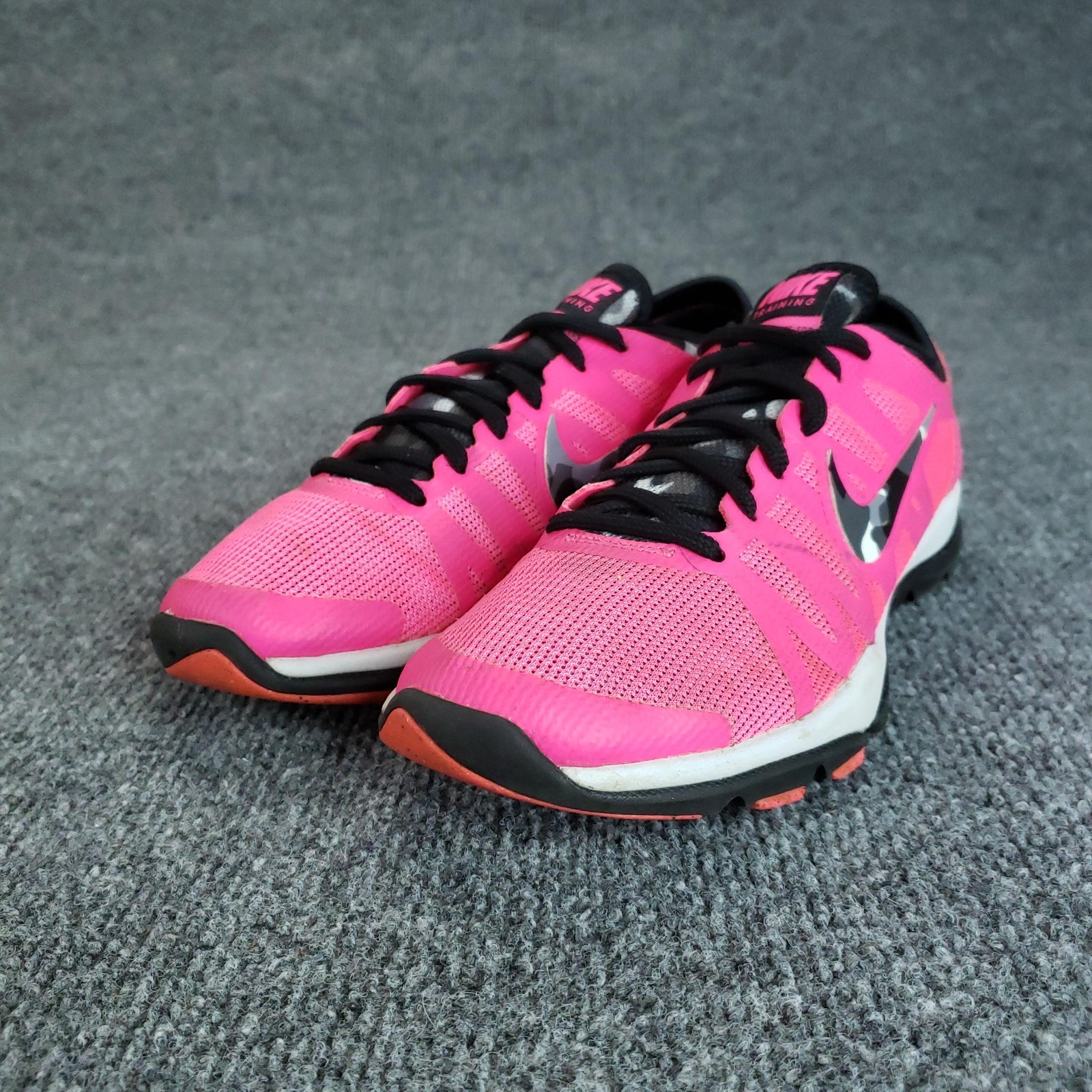 Nike Flex Supreme TR3 Shoes Womens Size 6.5 Pink Camo Running Sneaker 749262-605 thumbnail 12