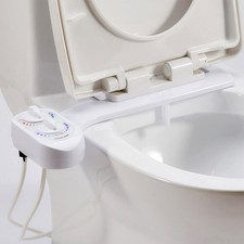 Bidet Fresh Water Spray Clean Kit Toilet Seat Attachment Hot Cold Non Electric