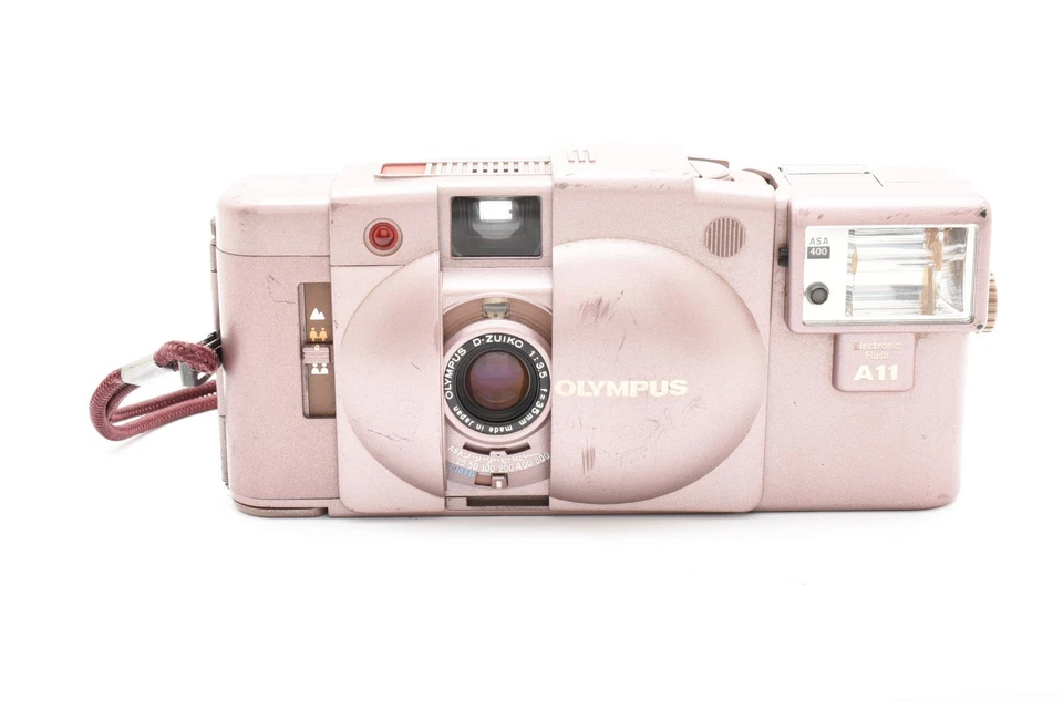 All works! [Exc+5] Olympus XA2 A11 Pink Point & Shoot 35mm Film Camera JAPAN - Image 3 of 4