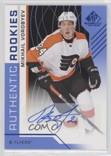 2018-19 Upper Deck SP Game Used Authentic Rookies Blue Mikhail Vorobyev Auto au7