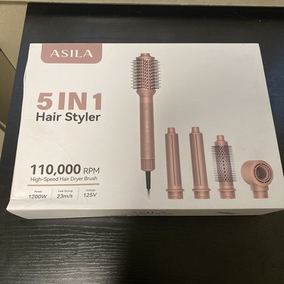ASILA Hair Dryer Brush, 5 In 1 Professional Hot Air Styler 110000 RPM. Fast Ship