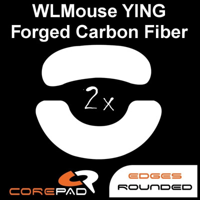 Corepad Skatez WLmouse YING Forged Carbon Fiber 8K Wireless Ersatz Mausfüße