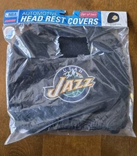 NBA Utah Jazz Car/Truck Head Rest Covers Set of 2 Embroidered Team Logo ProMark