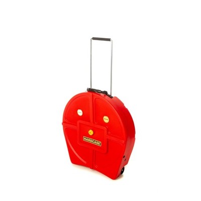 Hardcase Rolling Cymbal Case 22'' Red