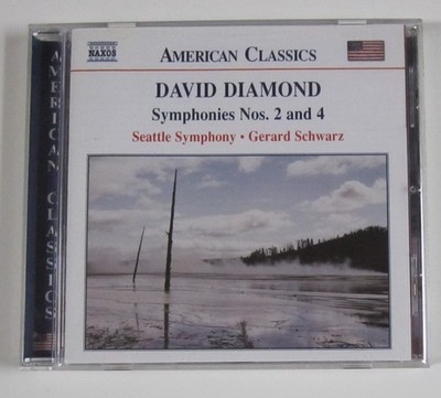 David Diamond Seattle Symphony Orchestra   Symphonies Nos. 2 & 4 CD USED