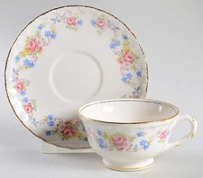 Pope Gosser Flora Bell Cup & Saucer 522512