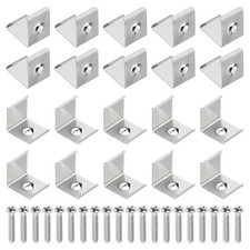 30pcs LED Strip Clips Brackets Fixing Clip for 16 x 16mm Aluminum Channel