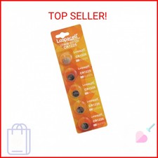 Loopacell CR1225 3V Micro Lithium Button Coin Cell Battery 5 Pcs